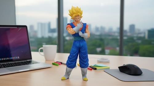 Image of Awestuffs Vegi Super Saiyan Large Action Figure Limited Edition Figure Toy Statue Merchandise for Anime Lovers (33 cm)