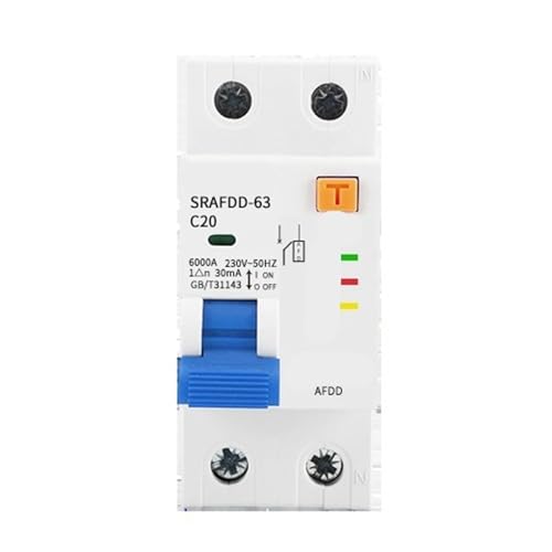 Arc Fault Protector Circuit Breaker Fire Prevention Leakage Spark Detector Arc Fault...