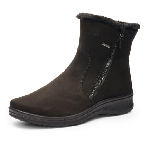 ARA Damen München-gtx Stiefelette, Schwarz, 38 EU Weit