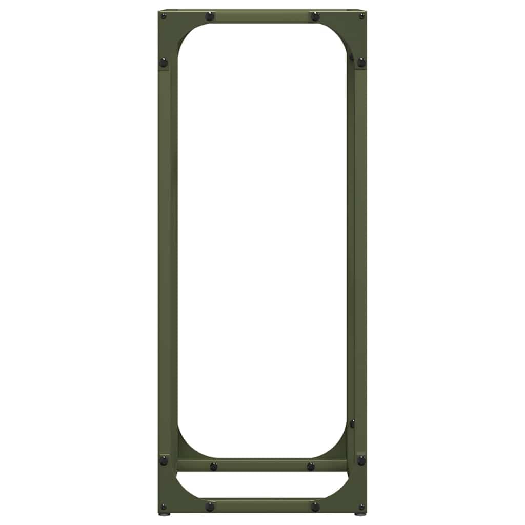 Genérico Leñero Verde Oliva 25x25x60 cm Acero Laminado en frío,Casa y jardín,Accesorios para hornos de leña y chimeneas,Bolsas y Soportes de leña-864262