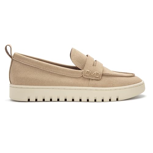 Image of PARTY Loafers for Women, Comfortable Women's Loafers, Casual Dress and Work Slip-Ons, Sand, 9