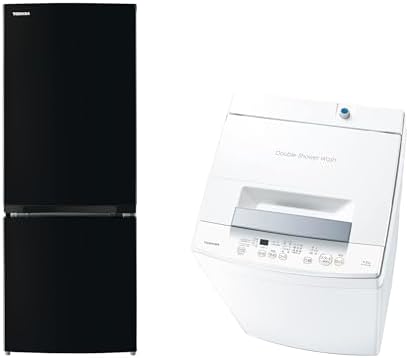 Amazon | 東芝【新生活2点セット】 冷蔵庫 153L + 洗濯機 4.5kg 家電 