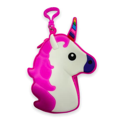 Image of AUGEN Cute Pop It Coin Purse Pouch Keychain For Gifting With Key Ring Anti-Rust (Pack Of 1)