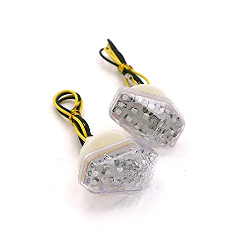 Motorcycle LED Turn Signal Light Indicator Mount Flush Blinker For Suzuki GSX-R600 700 1000 DL650/1000 Bandit 600S 1200S 1250S (Clear Lens)