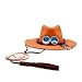 ABYSTYLE - One Piece Portgas D. Ace Replica Hat, Brown, Large