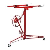 JCSD 16FT Drywall Lifter for Ceiling Installation, Easy to Use, Supports 150lbs, Home or Commercial Use