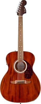 Fender California Deluxe Monterey E Mahogany, Walnut Fingerboard, Natural