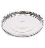 Monouso | 120 Bandejas de Aluminio Desechable, 24cm, 900ml, Repostería, Comida, Apto para Horno, Microondas, Resistentes, Barbacoa, Parrilla, Picnic