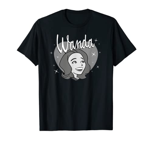 Marvel WandaVision Wanda Maximoff Heart Retro 60s Camiseta