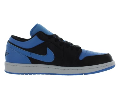 Image of Nike Air Jordan 1 Low Mens Shoes Size 8, Color: Shadow /University Blue /Midnight