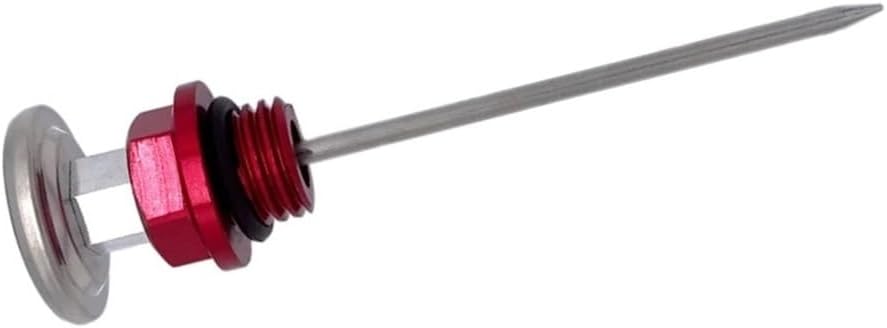 Generic Oil Dipstick Motorcycle Accessories Oil Cap Tank Temperature Gauge Engine Dipstick Fuel Oil Level Gauge Dipstick for 110Cc for 125Cc