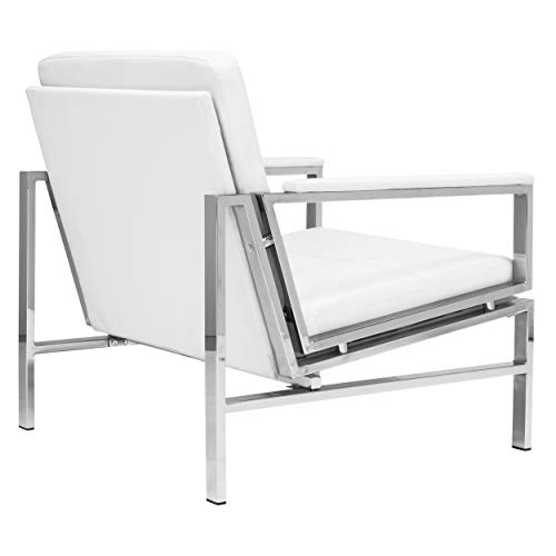 Studio Designs Home Arms, Modern Atlas Accent Chair, 250, White #TOP6