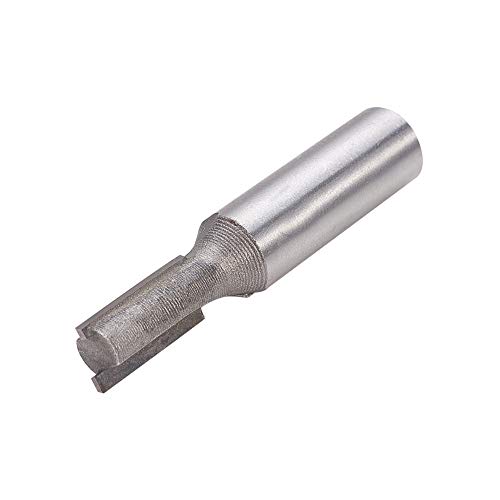 Utoolmart ストレートビット 超硬ルータービット トリマービット 1/2x3/8 1本入り サイドカッター 超硬刃トリマービット 超硬トリマ・ルータービット フライスカッタールータービット 電動トリマー用ビット ルータービット 木工工具 切削 戸板彫刻
