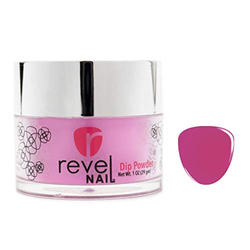 Revel Nail Dip Powder | for Manicures | Nail Polish Alternative | Non-Toxic & Odor-Free | Crack & Chip Resistant | Can Last Up to 8 Weeks | 1oz Jar | Neon | Diana