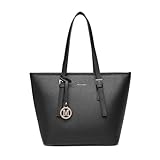 Miss Lulu Damen Handtasche Groß Shopper Tasche Mode Schultertaschen Tote Bag für Schule Arbeit Freizeit