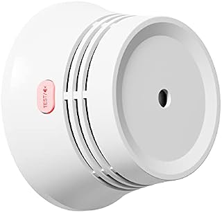 Wireless Interlinked Smoke Alarm, AEGISLINK Smoke Alarms for Home, Battery-Powered Smoke Alarm with Transmission Range of Over 820 ft, Replaceable Battery, S-RF220 (RF Interlinked), 3-Pack