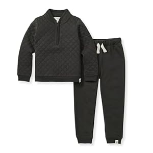 Burt’s Bees Baby baby-boys Shirt and Pant Set, Top & Bottom Outfit Bundle, 100{b13794532221bd7716b1630afd9d7d94fcba1925a8b0df34bdffa89758f7d763} Organic Cotton