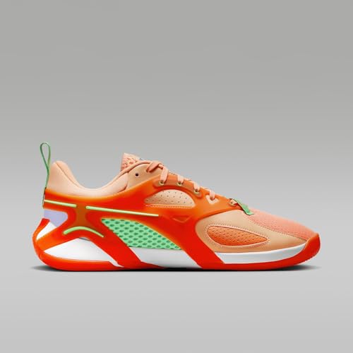 Jordan Heir Basketball Shoes (FQ3858-800, Orange Pulse/Hyper Crimson/Electro Green) Size 133