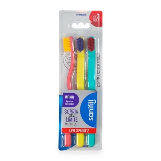 Escova de Dente Sanifill Infinite Leve 3 Pague 2 - Cerdas Extramacias – Cores Sortidas, Sanifill