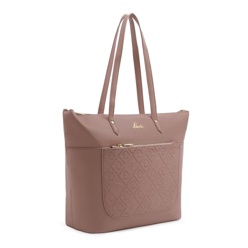 Image of Lavie Women's Hannah Deboss Tote Bag for Women | Tote Bag for Work | Ladies purse | Stylish Shoulder Bag | Gift for Women