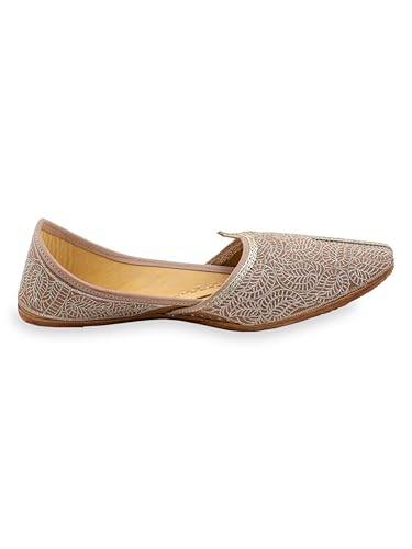 Image of KORAKARI Men's Traditional Leather Punjabi Jutti Comfortable Mojari for Men