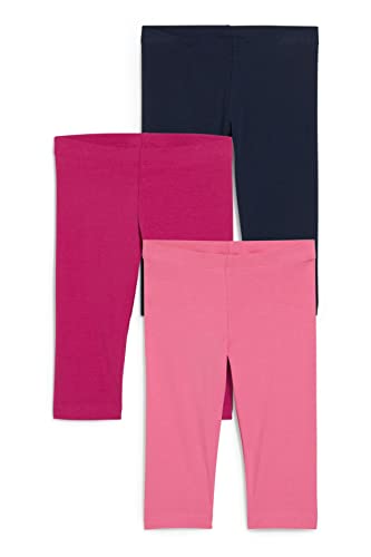 C&A Kinder Mädchen Hosen Leggings Skinny 3er Pack|Multipack pink 110