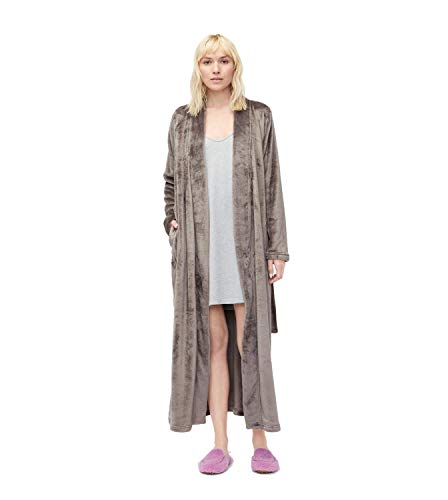 UGG Womens Marlow Robe, Charcoal, Size X-Small