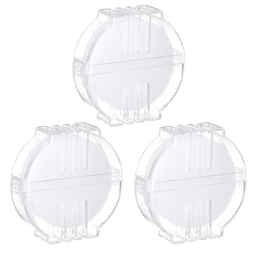 Cera para hilos de costura uxcell, acondicionador de hilo de cera de abejas para costura y bordado, para fortalecer hilos, blanco, 3 piezas