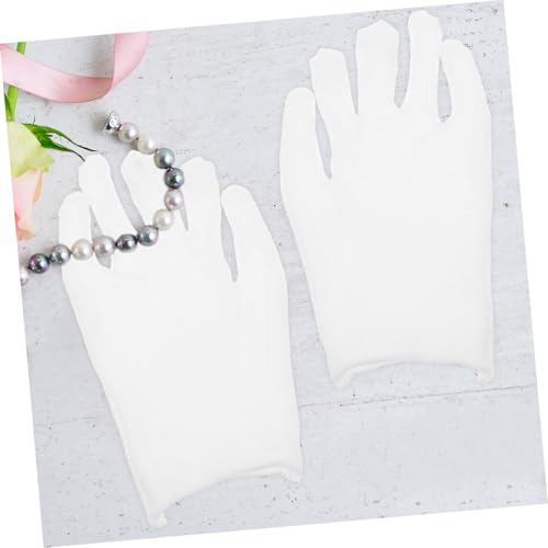 Guantes de algodón de grosor medio para manejo de antigüedades 6