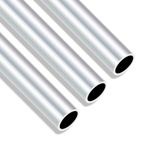 iMeistek 6063 Aluminium Round Tubes, 20mm OD 17mm ID 300mm Length 1.5mm Wall Seamless Straight Aluminium Tubing Pipe(3PCS)
