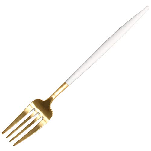 Cutipol N`|[ GOA SA fBi[tH[N zCg}bgS[h Jg[ Dinner Fork White Matte Gold GO-04WGB [sAi]