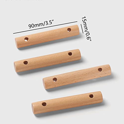 8 Pcs Wooden Cord Tensioners Wood Rope Adjuster Tent Guyline Wind Rope Buckle Fastener for Camping Hiking Picnic Outdoor Activities