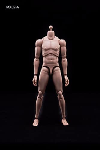 Generisch 1/6 Male Body, 12 Inch Europe Skin Action Figure Body Toy MX02-A For 1/6 Head Sculpture, 1/6 Scale - Image 2