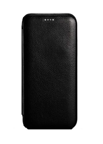 Image of WHITBULL Smart Magnetic Closer Flip Cover Compatible with Xiaomi Poco X7 5G / Mi Redmi Note 14 Pro 5G (Black)