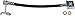 Dorman H621610 Rear Passenger Side Brake Hydraulic Hose Compatible with Select Ford Models