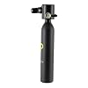 Mini Scuba Tank 0.5L Capacity Mini Scuba Diving Tanks, Underwater Device Scuba Cylinder w/5-10 Minutes Diving Oxygen Tank Inflatable Scuba Diving Equipment-Black