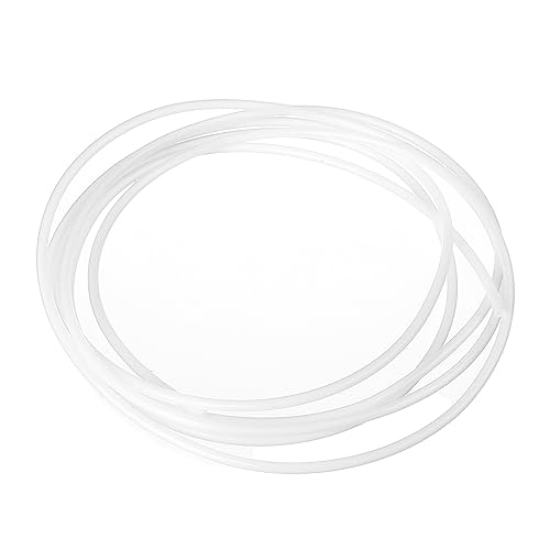 Image of Othmro 1Pcs 6.56ft Length PTFE Teflon Bowden Tube, 0.08inch ID x 0.12inch OD Milky White Connector Tubing, Printer Teflon Tube Ptfe Tubing for 3D Printer Transportation of Gelatin, Pectin