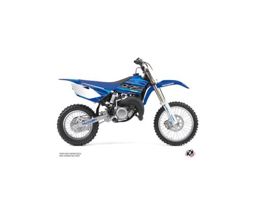 Kit deco Yamaha 85 YZ cyan Outline pour un look unique sur piste