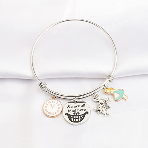 BNQL Alice Movie Quotes Bracelet Inspired Bracelets Alice Jewelry Gifts (Bracelet)3