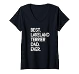Photo Gallery donna lakeland terriers best lakeland terrier dad ever maglietta con collo a v Photo Gallery donna lakeland terriers best lakeland terrier dad ever maglietta con collo a v