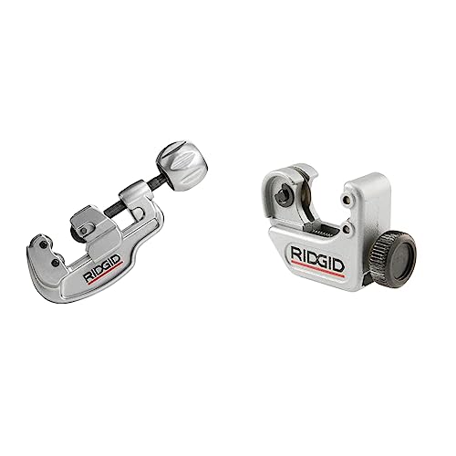 Image of RIDGID 29963 Model 35S 1 /4 inch to 1-3 /8 inch Stainless Steel Tubing Cutter with X-CEL Knob, Silver
