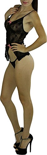 Image of ToBeInStyle Women's Stretch See Through Fishnet Novelty Mini Rave Party Dress