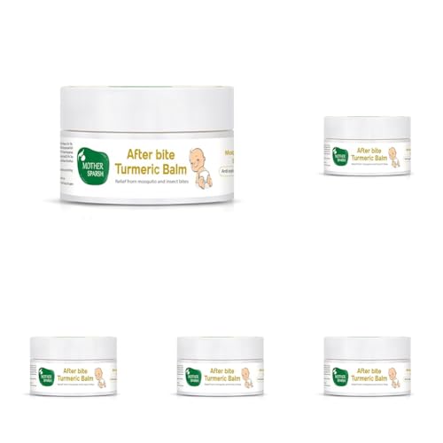 Image of Mother Sparsh After Bite Turmeric Balm for Rashes And Mosquito Bites, 100% Ayurvedic, Gentle Skin Roll-On Formula, 25gm (Pack of 5)