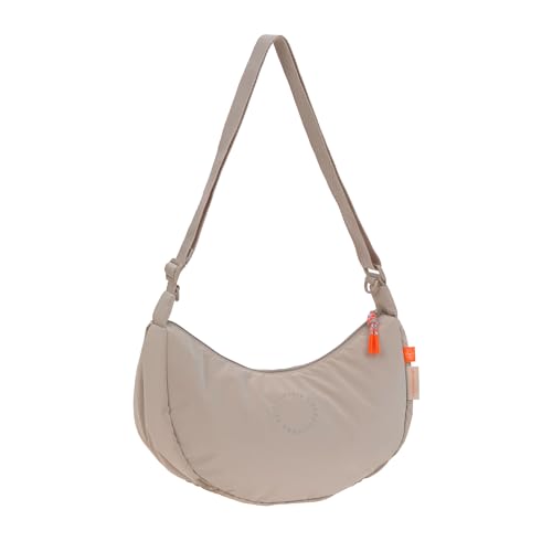 LÄSSIG Borsa fasciatoio a tracolla con attacco per carrozzina/Stretch Up Bum Bag beige