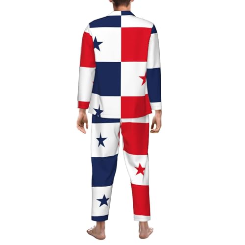 Pyjama imprimé drapeau Panama ensemble de nuit contre la chaleur nocturne - 5