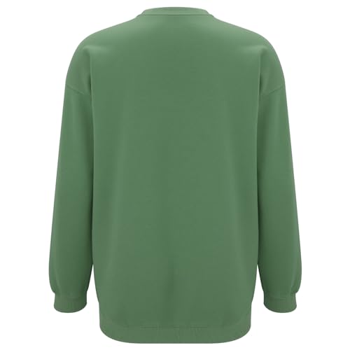 ZYXTIM Men's Casual Crewneck Sweatshirts Long Sleeve Loose Fit Washed Distressed Shirts Fashion Spring Summer Pullover Tops2