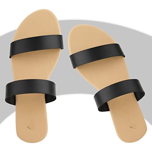Image of FABY CARRY Women's Fashion Slippers Lightweight, Comfortable & Trendy Flat Sandals