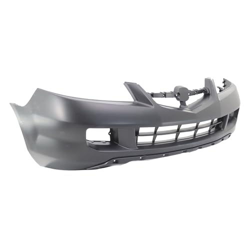 Image of FitParts Compatible with Acura MDX 2004-2006 Front Bumper Cover | Primed, With Fog Light Holes, Ready to Paint, OEM 04711S3VA80ZZ, AC1000150