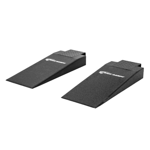 Race Ramps Hook Nose 4" H Ramps - 8 Degree Approach Angle, Pair