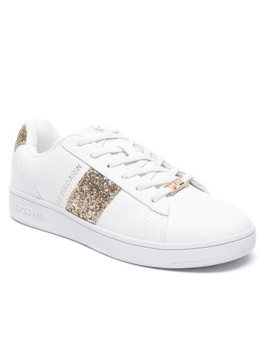 Image of U.S. Polo ASSN. Kate 3.0 Off White Sneakers Shoes with Premium Upper